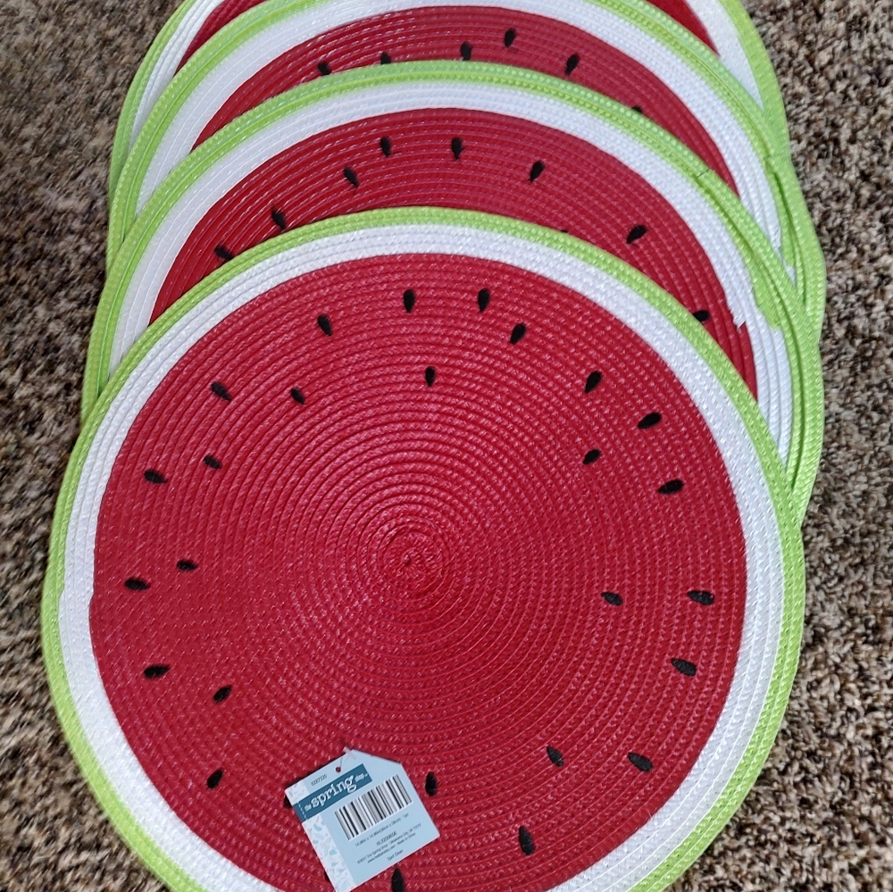 The Spring Shop Watermelon Placemats